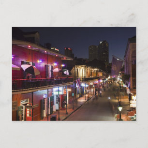 VS, Louisiana, New Orleans. Franse wijk, Briefkaart
