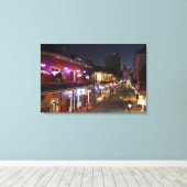 VS, Louisiana, New Orleans. Franse wijk, Canvas Afdruk (Insitu (Houten vloer))