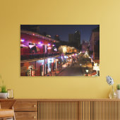 VS, Louisiana, New Orleans. Franse wijk, Canvas Afdruk (Insitu (Woonkamer))