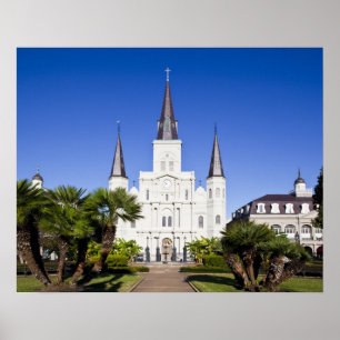 VS, Louisiana, New Orleans. Franse wijk, Poster