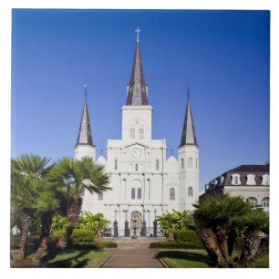 VS, Louisiana, New Orleans. Franse wijk, Tegeltje