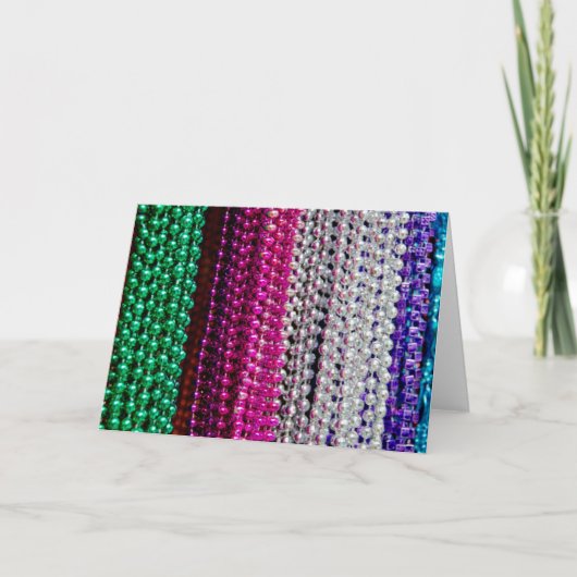 VS, Louisiana, New Orleans. Mardi-parels Kaart (Voorkant)