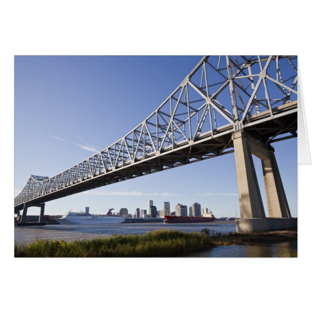 VS, Louisiana, New Orleans. Silhouet vanaf de 2 (Voorkant Horizontaal)