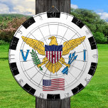 VS Maagdeneilanden Dartboard & Flag/game board Dartbord<br><div class="desc">Dartboard: Amerikaanse Maagdeneilanden vlaggen,  familiespelletjes - hou van mijn land,  zomergames,  vakantie,  vaders dag,  verjaardagsfeest,  universiteitsstudenten/sportfans</div>