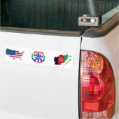 VS "Maak vrede geen oorlog" Afghanistan Bumpersticker (Op Truck)