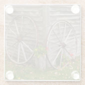 VS, Main. Wagon Wheels Glazen Onderzetter (Achterkant)