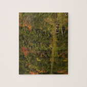 VS; Maine; Acadia NP. Herfstreflecties bij 2 Legpuzzel (Verticaal)
