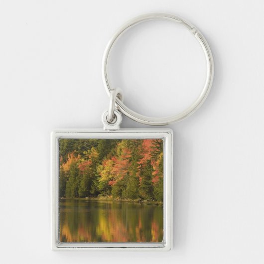 VS; Maine; Acadia NP. Herfstreflecties bij Sleutelhanger (Voorkant)