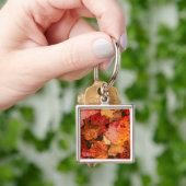 VS, Maine. Herfst esdoornbladeren Sleutelhanger (Hand)