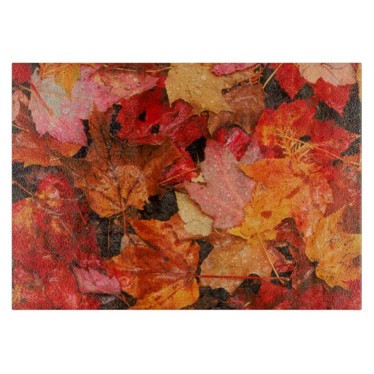 VS, Maine. Herfst esdoornbladeren Snijplank (Voorkant)