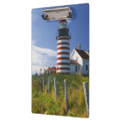 VS, Maine, Lubec. West Quoddy Head Lighthouse Klembord (Links)