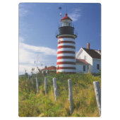 VS, Maine, Lubec. West Quoddy Head Lighthouse Klembord (Achterkant)