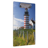 VS, Maine, Lubec. West Quoddy Head Lighthouse Klembord (Rechts)