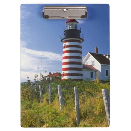 VS, Maine, Lubec. West Quoddy Head Lighthouse Klembord (Voorkant)