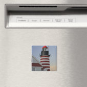 VS, Maine, Lubec. West Quoddy Head Lighthouse, Magneet (Insitu (Vaatwasser))