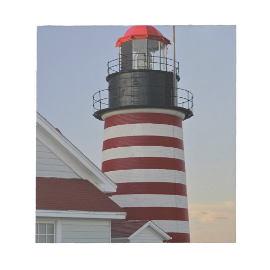 VS, Maine, Lubec. West Quoddy Head Lighthouse, Notitieblok (Voorkant)