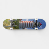 VS, Maine, Lubec. West Quoddy Head Lighthouse Skateboard (Horizontaal)