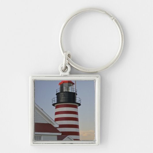 VS, Maine, Lubec. West Quoddy Head Lighthouse, Sleutelhanger (Voorkant)