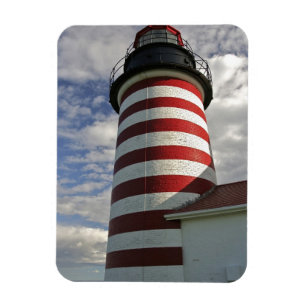 VS, Maine, Lubec. West Quoddy Head-lvuurtoren Magneet