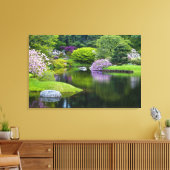 VS, Maine, Northeast Harbor. Uitzicht op Asticou Canvas Afdruk (Insitu (Woonkamer))