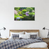 VS, Maine, Northeast Harbor. Uitzicht op Asticou Canvas Afdruk (Insitu (Slaapkamer))