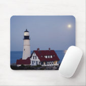 VS, Maine, Portland, Kaapse Elizabeth, vuurtoren Muismat (Met muis)