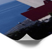 VS, Maine, Portland, Kaapse Elizabeth, vuurtoren Poster (Hoek)