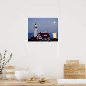 VS, Maine, Portland, Kaapse Elizabeth, vuurtoren Poster (Keuken)