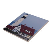 VS, Maine, Portland, Kaapse Elizabeth, vuurtoren Tegeltje (Zijkant)