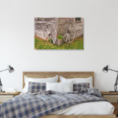 VS, Maine. Wagonwielen Canvas Afdruk (Insitu (Slaapkamer))