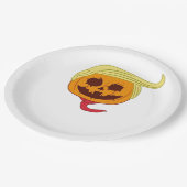 VS maken Halloween weer leuk Papieren Bordje (Gekanteld)