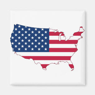 VS Map-map-usa-america-maps-Verenigde Staten Magneet