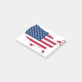 VS Map-map-usa-america-maps-Verenigde Staten Post-it® Notes (Schuin)