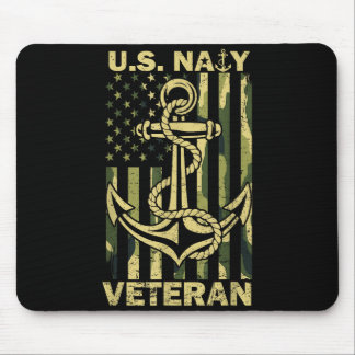 Vs marine veteraan vlag camouflage amerikaans patr muismat