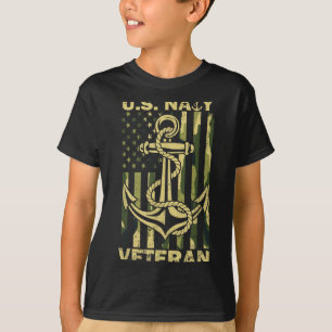 Vs marine veteraan vlag camouflage Amerikaanse pat T-shirt