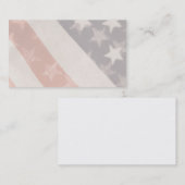 VS markeert transparant visitekaartje (Voorkant / Achterkant)