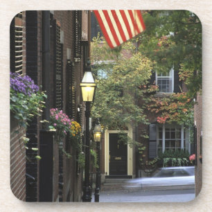 VS, Massachusetts, Boston, Beacon Hill. Bier Onderzetter