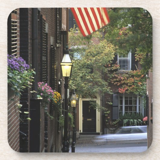 VS, Massachusetts, Boston, Beacon Hill. Bier Onderzetter (Voorkant)