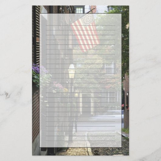VS, Massachusetts, Boston, Beacon Hill. Briefpapier (Voorkant)