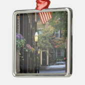 VS, Massachusetts, Boston, Beacon Hill. Metalen Ornament (Links)