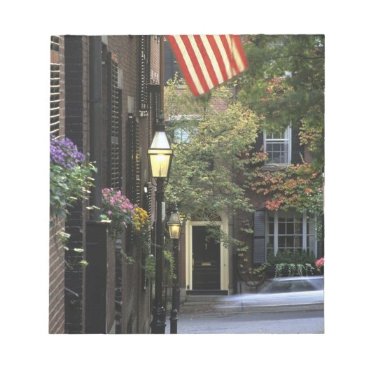 VS, Massachusetts, Boston, Beacon Hill. Notitieblok (Voorkant)