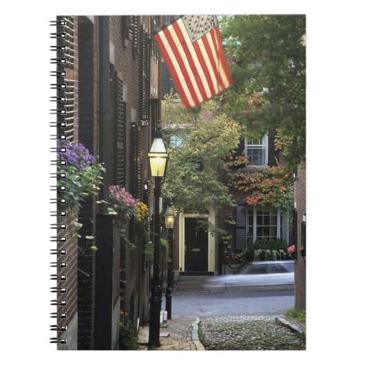 VS, Massachusetts, Boston, Beacon Hill. Notitieboek (Voorkant)
