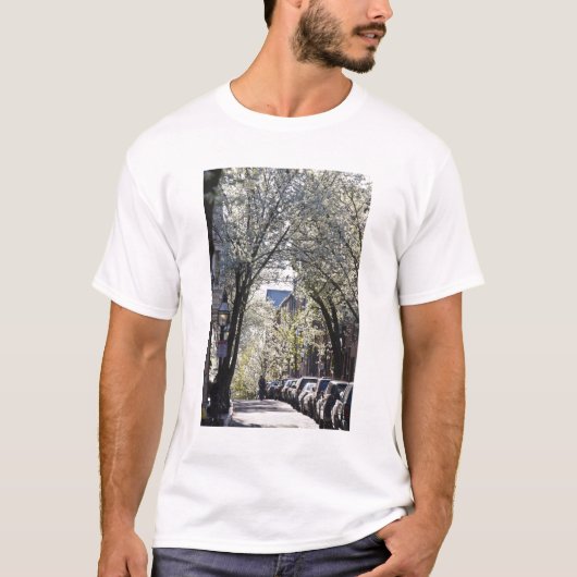 VS, Massachusetts, Boston, Beacon Hill. T-shirt (Voorkant)