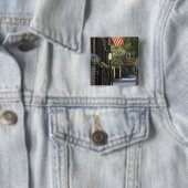 VS, Massachusetts, Boston, Beacon Hill. Vierkante Button 5,1 Cm (In situ)