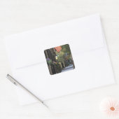 VS, Massachusetts, Boston, Beacon Hill. Vierkante Sticker (Envelop)