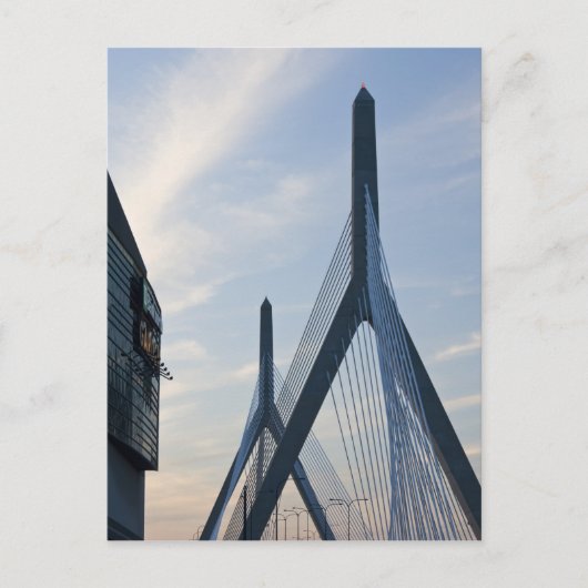 VS, Massachusetts, Boston. De Zakim-brug. 2 Briefkaart (Voorkant)
