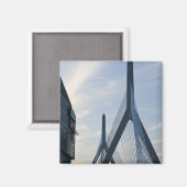 VS, Massachusetts, Boston. De Zakim-brug. 2 Magneet (Voorkant / Achterkant)