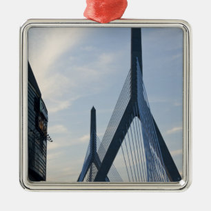 VS, Massachusetts, Boston. De Zakim-brug. 2 Metalen Ornament