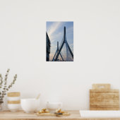 VS, Massachusetts, Boston. De Zakim-brug. 2 Poster (Keuken)