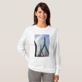 VS, Massachusetts, Boston. De Zakim-brug. 2 T-shirt (Voorkant volledig)